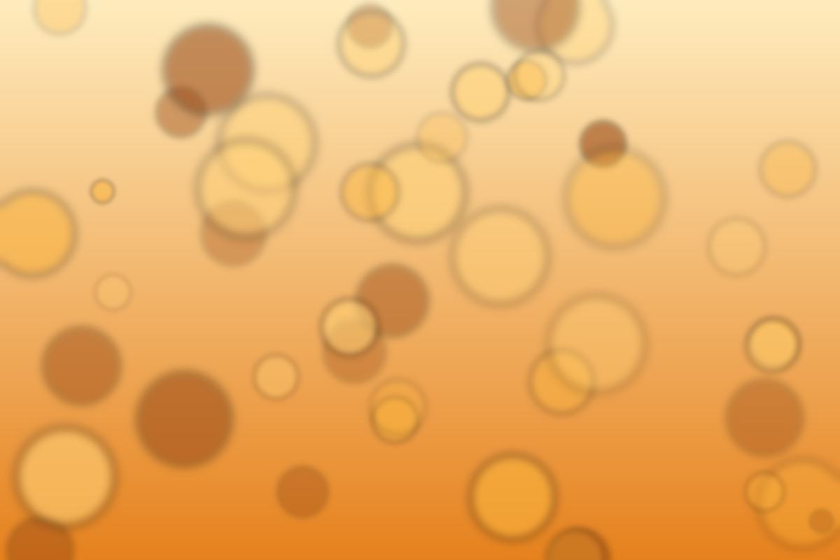 Generated abstract artwork, amber bokeh: bokeh pattern in amber tones