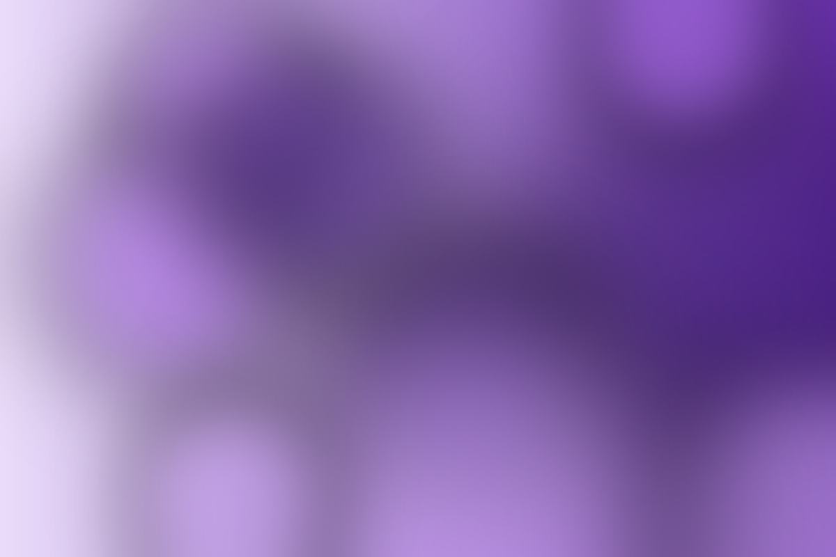 Generated abstract artwork, violet haze: blobs pattern in violet tones