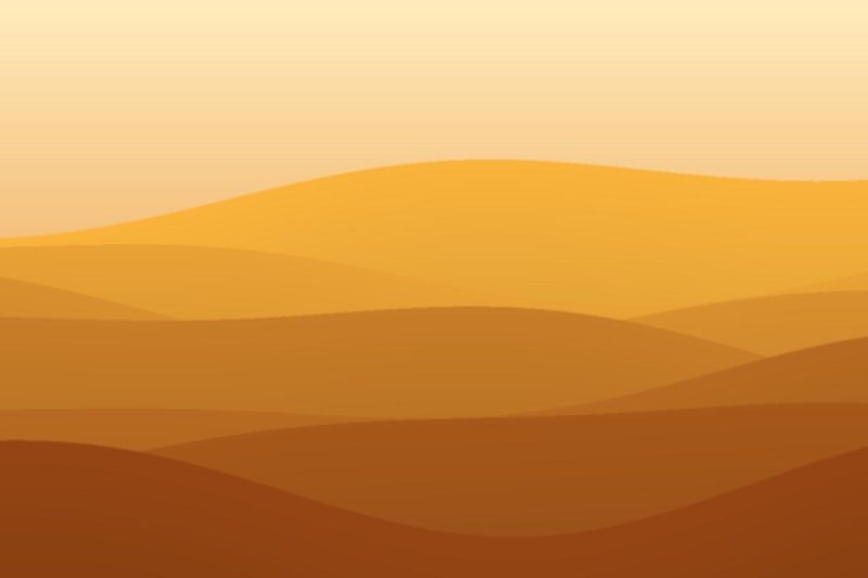 Generated abstract artwork, amber sweep: dunes pattern in amber tones