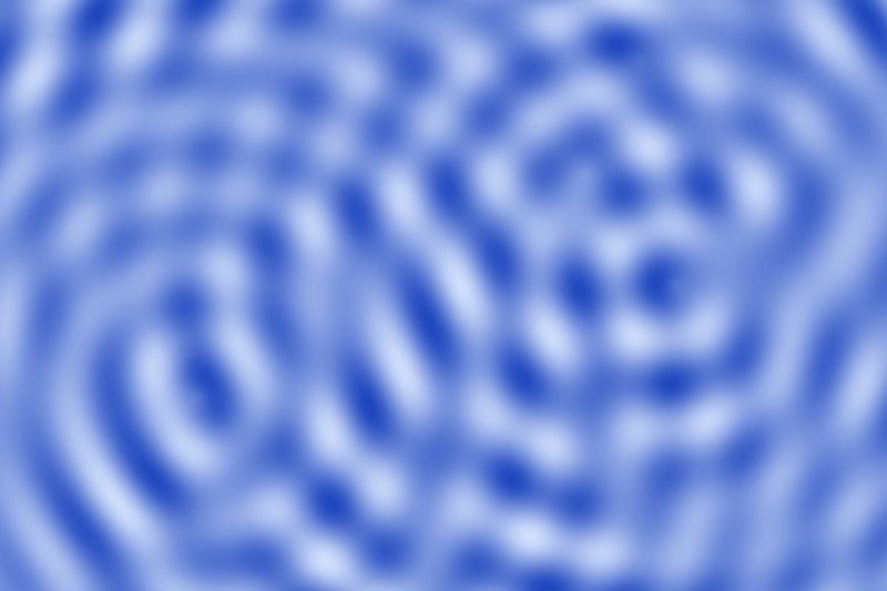 Generated abstract artwork, cobalt pool: ripples pattern in cobalt tones