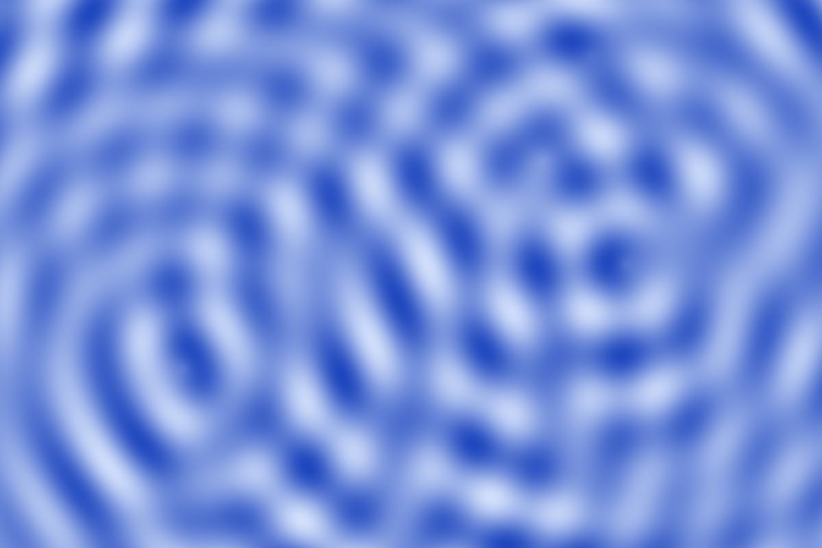 Generated abstract artwork, cobalt pool: ripples pattern in cobalt tones