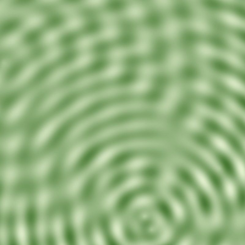 Generated abstract artwork, moss pond: ripples pattern in moss tones