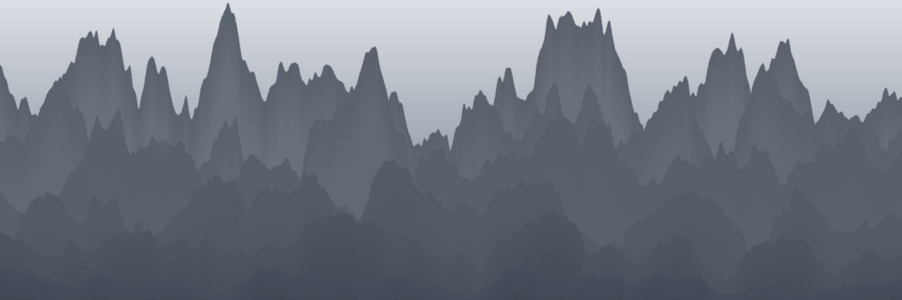 Generated abstract artwork, slate peaks: ridges pattern in slate tones